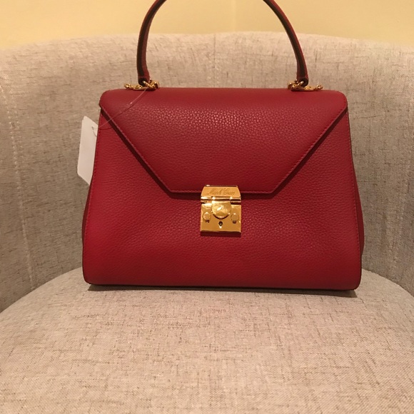 SOLD-Mark Cross Hadley leather satchel - Picture 2 of 6